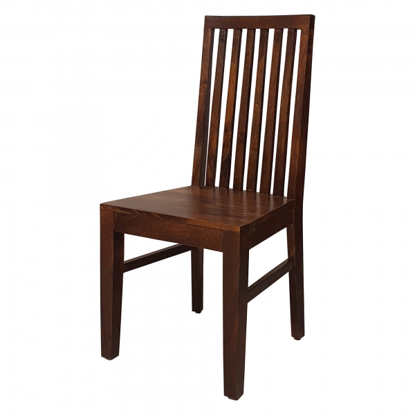 Krzesło drewniane MILO z drewna mango 100 cm w kolorze CIEPŁEGO BRĄZU